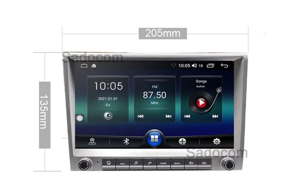 Porsche Boxster/Cayman/911 Android Nav Unit 987 997, Ophalen, Gebruikt