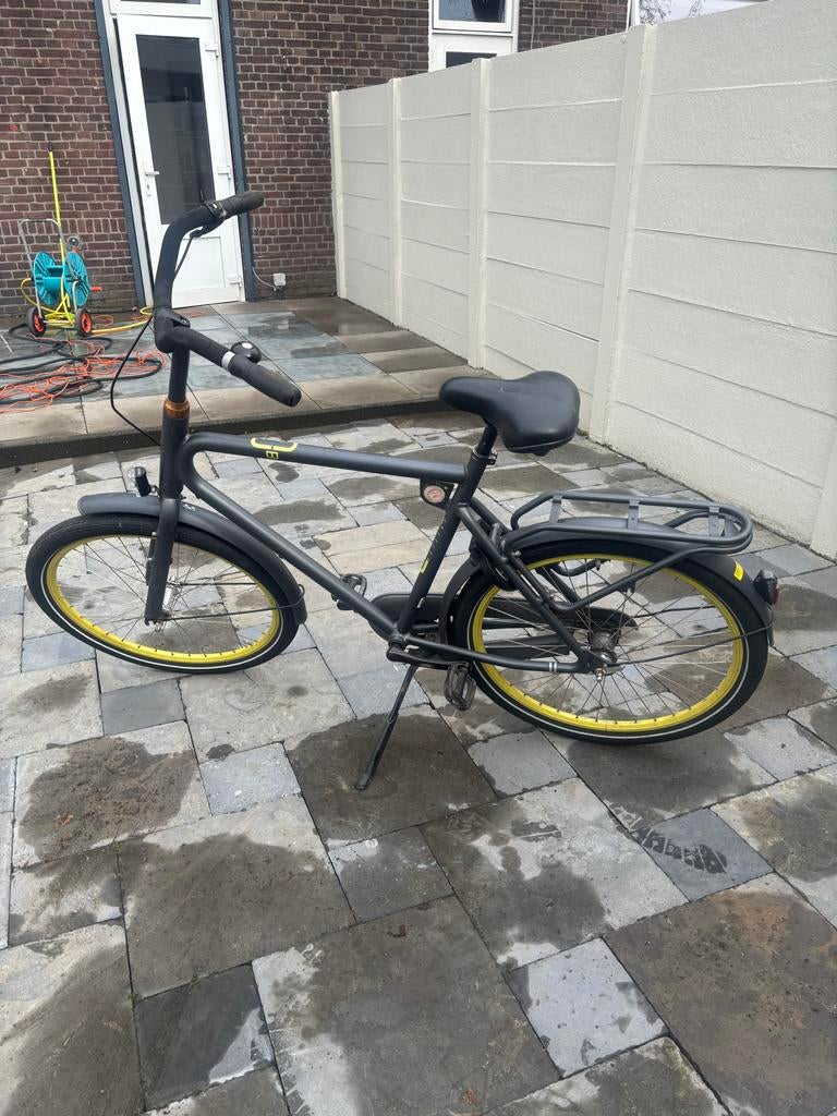 Batavus Bup Herenfiets - Stijlvol en Robuust, Ophalen, Terugtraprem, Gebruikt, Versnellingen