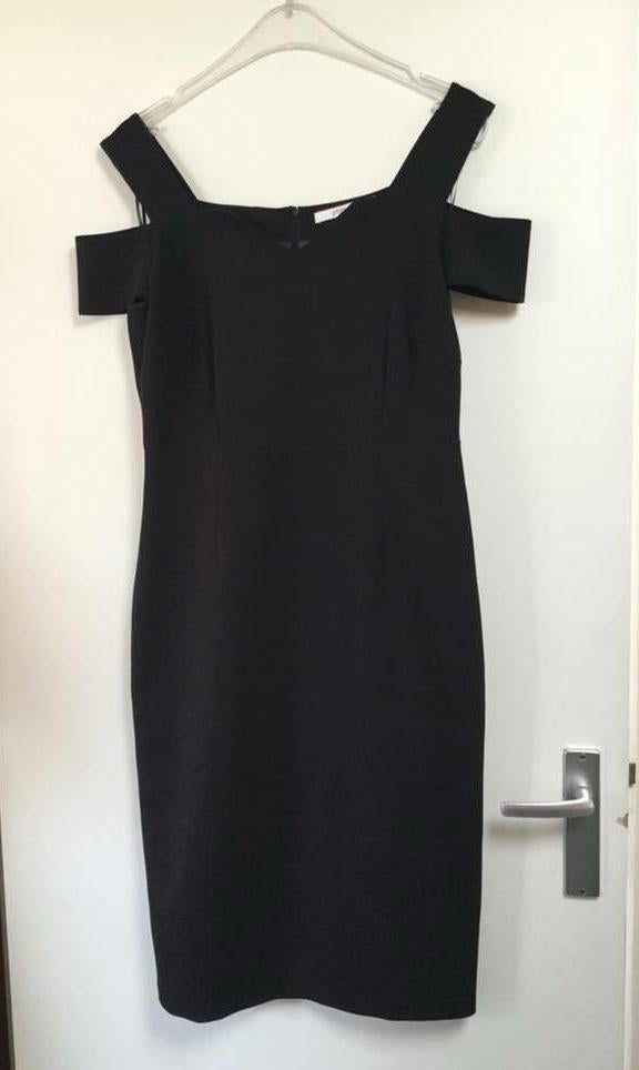 Steps Zwarte Jurk Maat 40 - Elegant & Stijlvol, Maat 38/40 (M), Zwart, Ophalen of Verzenden, Zo goed als nieuw