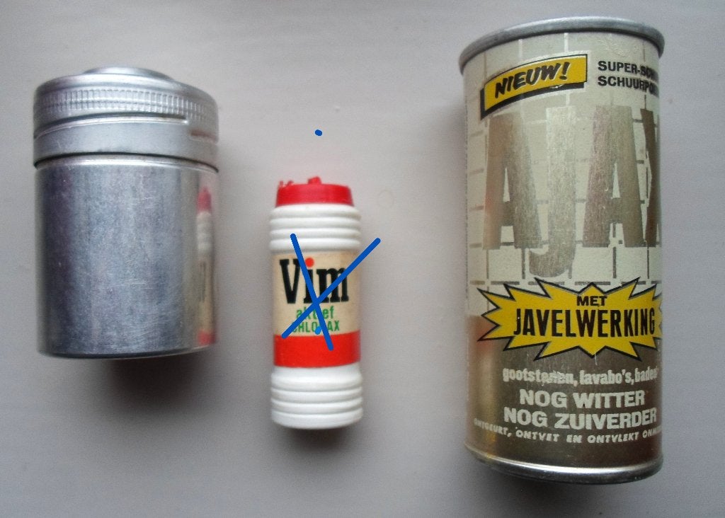Proefmonstertjes Ajax jaren '60. Verzamelobject., Ophalen of Verzenden