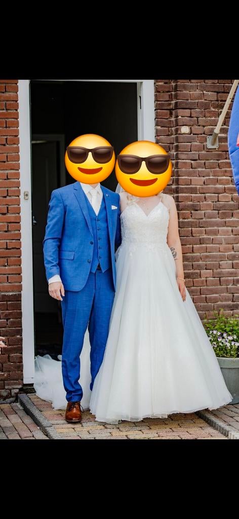 Trouwpak als nieuw, Kleding | Heren, Ophalen of Verzenden, Zo goed als nieuw, Zwart, Trouwpak
