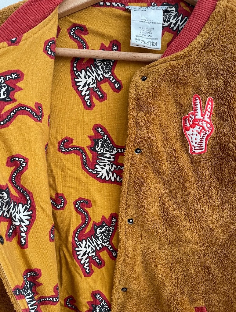 ammehoela jas 146 152 bijna nieuw jacket bomber unisex, Ophalen of Verzenden, Zo goed als nieuw, Jongen of Meisje, Jas