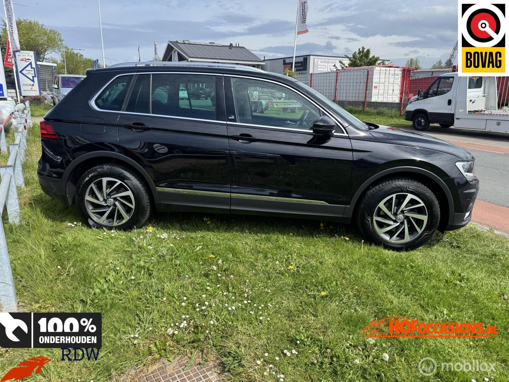 VOLKSWAGEN TIGUAN 1.4 TSI ACT Comfort VIRTUAL/TREKHAAK/AUTOM, Auto's, Euro 6, 4 cilinders, Zwart, 17 km/l