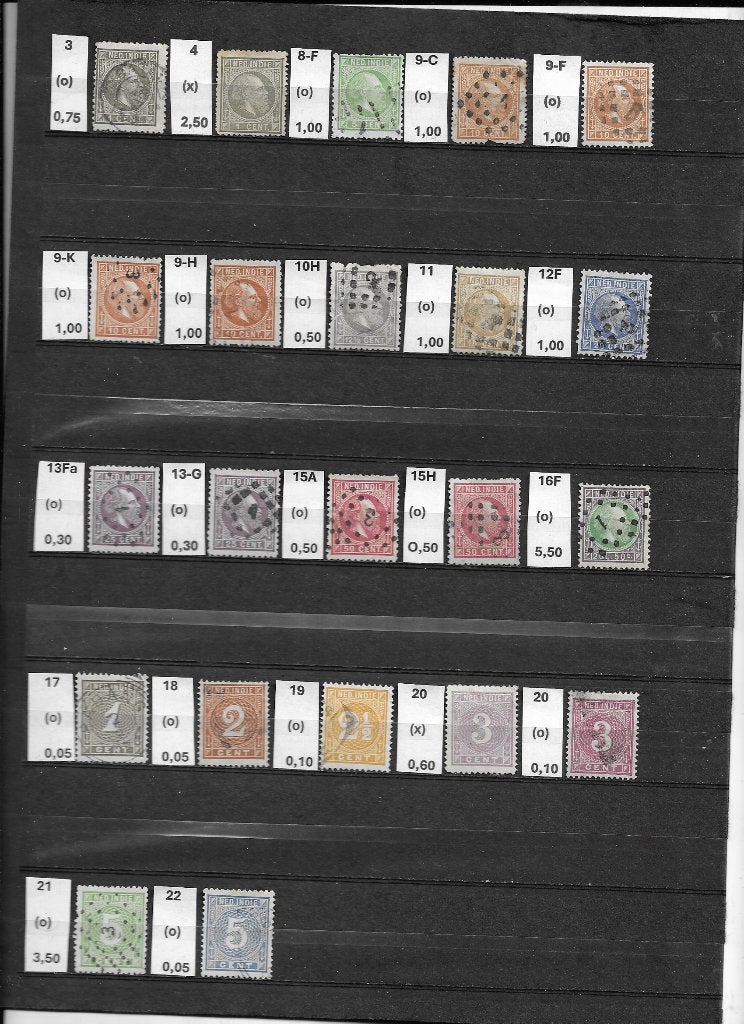 Nederland-Indië (incl. lucht/dienst en port), Postzegels en Munten, Postzegels | Nederlands-Indië en Nieuw-Guinea, Ophalen of Verzenden