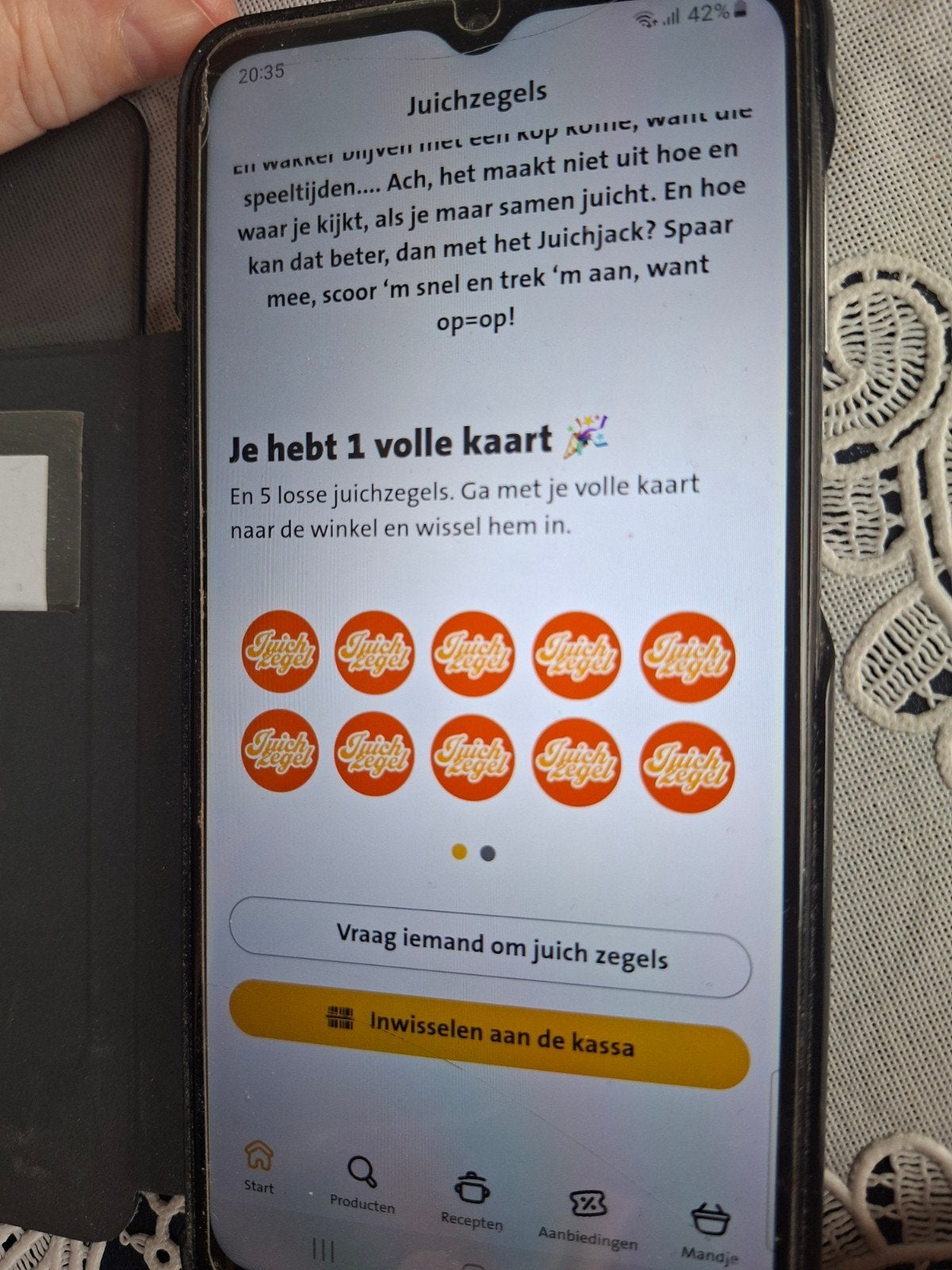 Jumbo zegels voor juich jack, Ophalen of Verzenden, Winkel, Super of Benzinepomp, Zegels, Bonnen of Punten