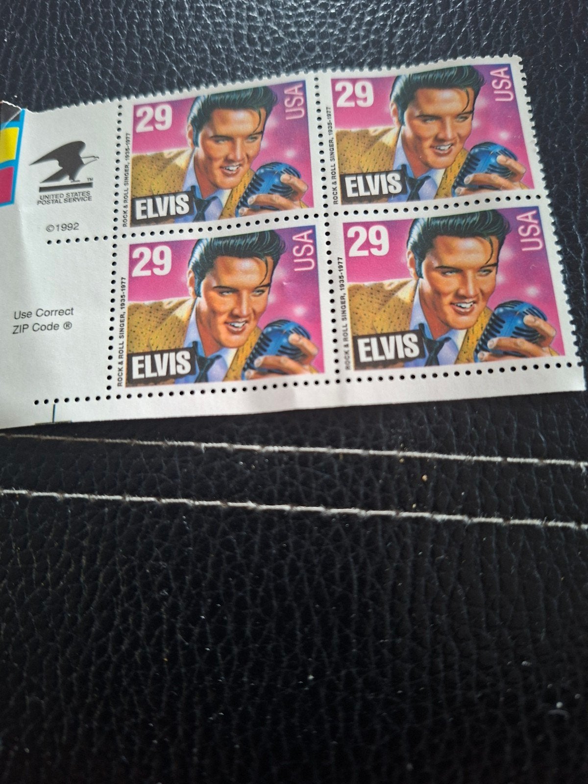 vier Elvis postzegels, Ophalen, Postfris