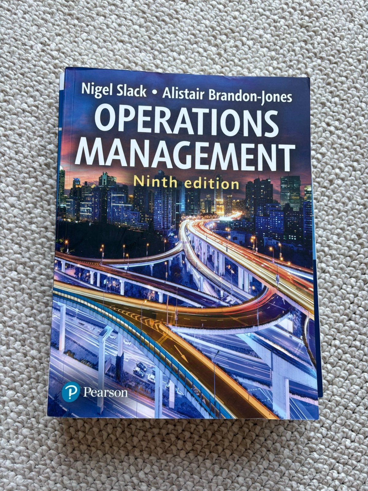 Operations management nigel slack 9e editie, Ophalen of Verzenden, Zo goed als nieuw, Management
