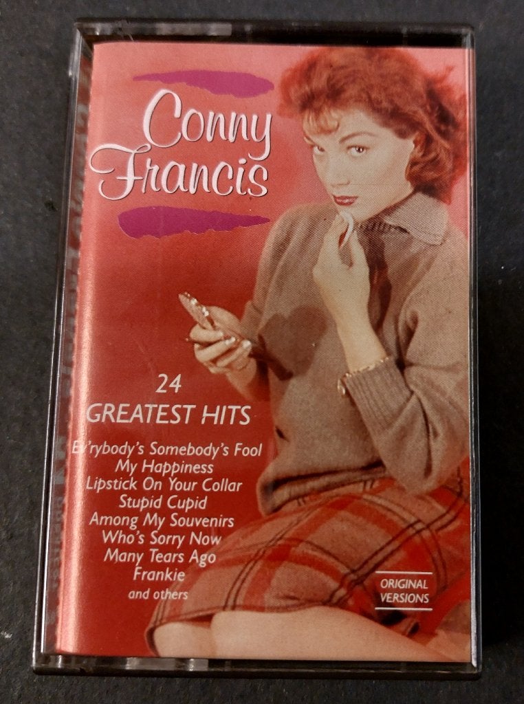 Conny Francis CASSETTE Connie 24 Greatest Hits, Gebruikt, Verzenden, Connie Francis, 1 bandje
