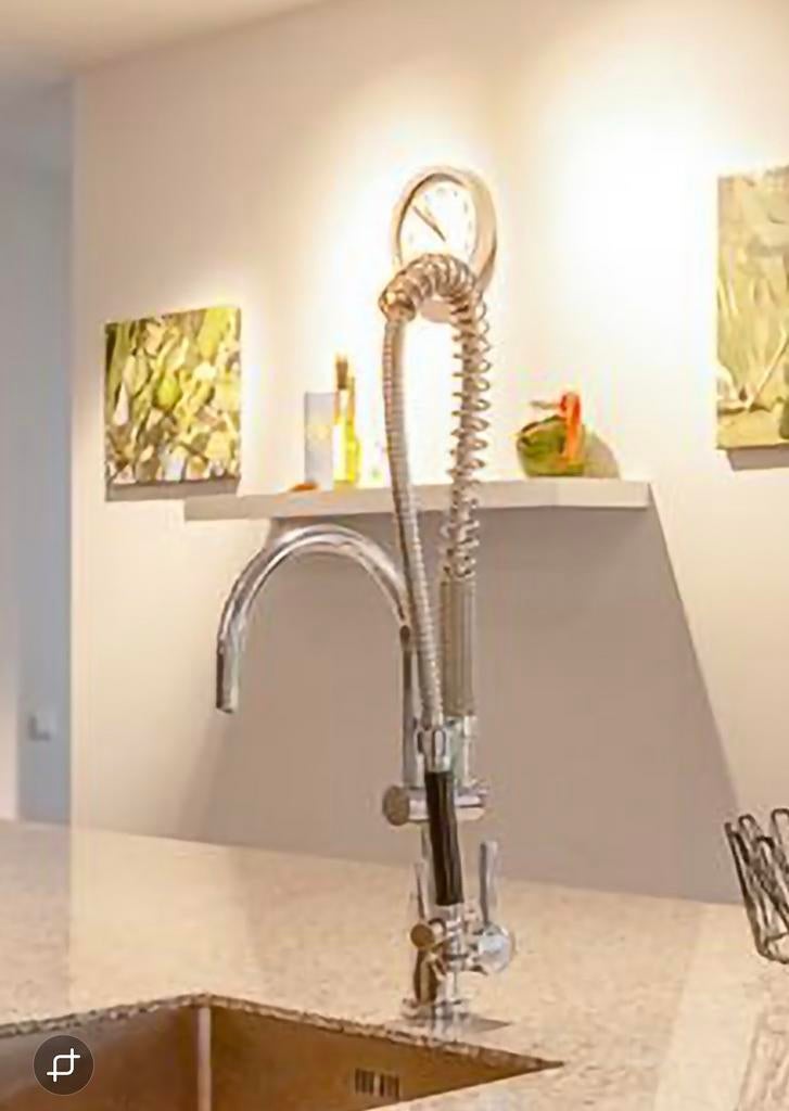 Dornbracht Tara Classic Profi keukenkraan - chroom, Doe-het-zelf en Verbouw, Sanitair, Ophalen, Gebruikt, Chroom, Kraan