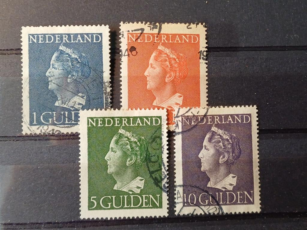 Nederland NVPH 346-349 gestempeld, Postzegels en Munten, Postzegels | Nederland, Ophalen of Verzenden, Na 1940, Gestempeld