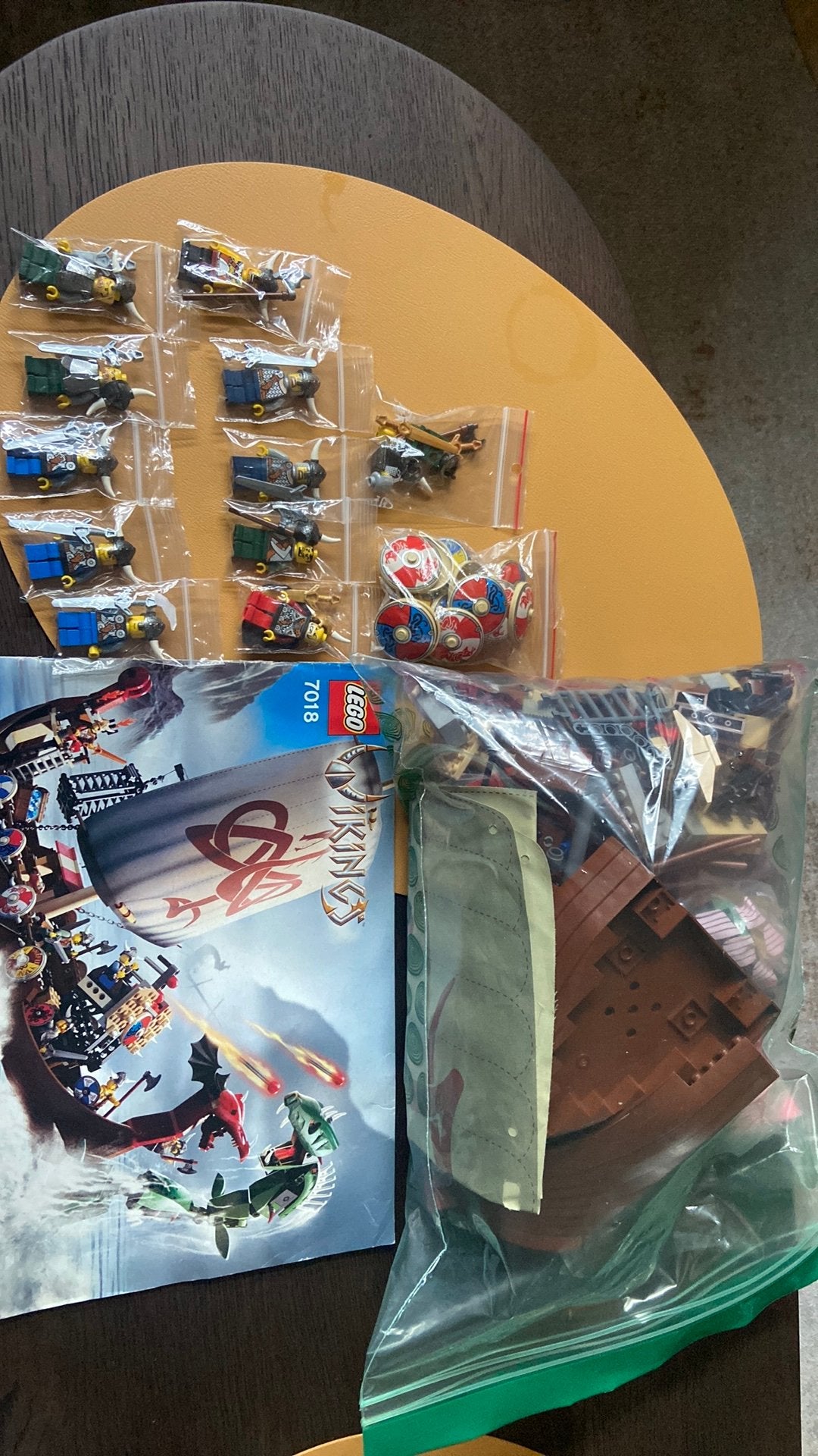 LEGO 7018 Vikings Viking Ship Challenges the Midgard Serpent, Ophalen of Verzenden