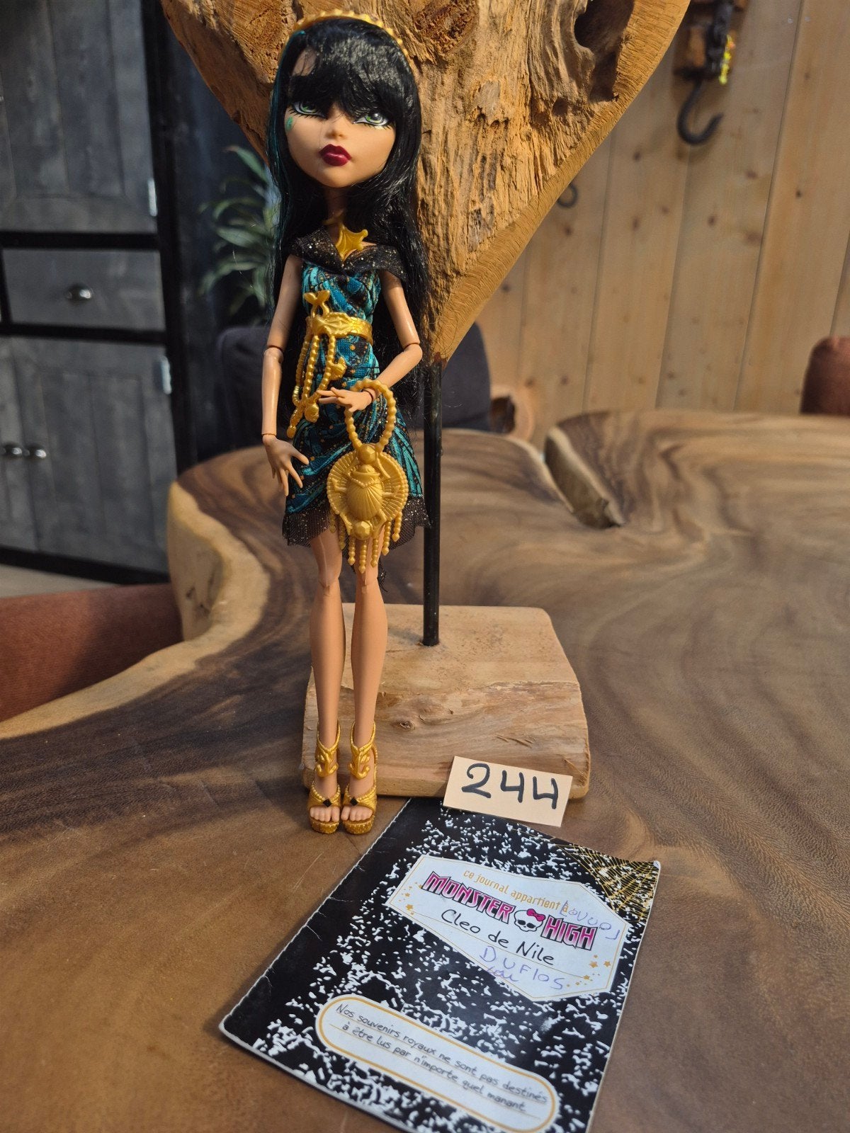 Monster High Cleo de Nile pop met dagboek, Ophalen of Verzenden, Zo goed als nieuw, Overige typen