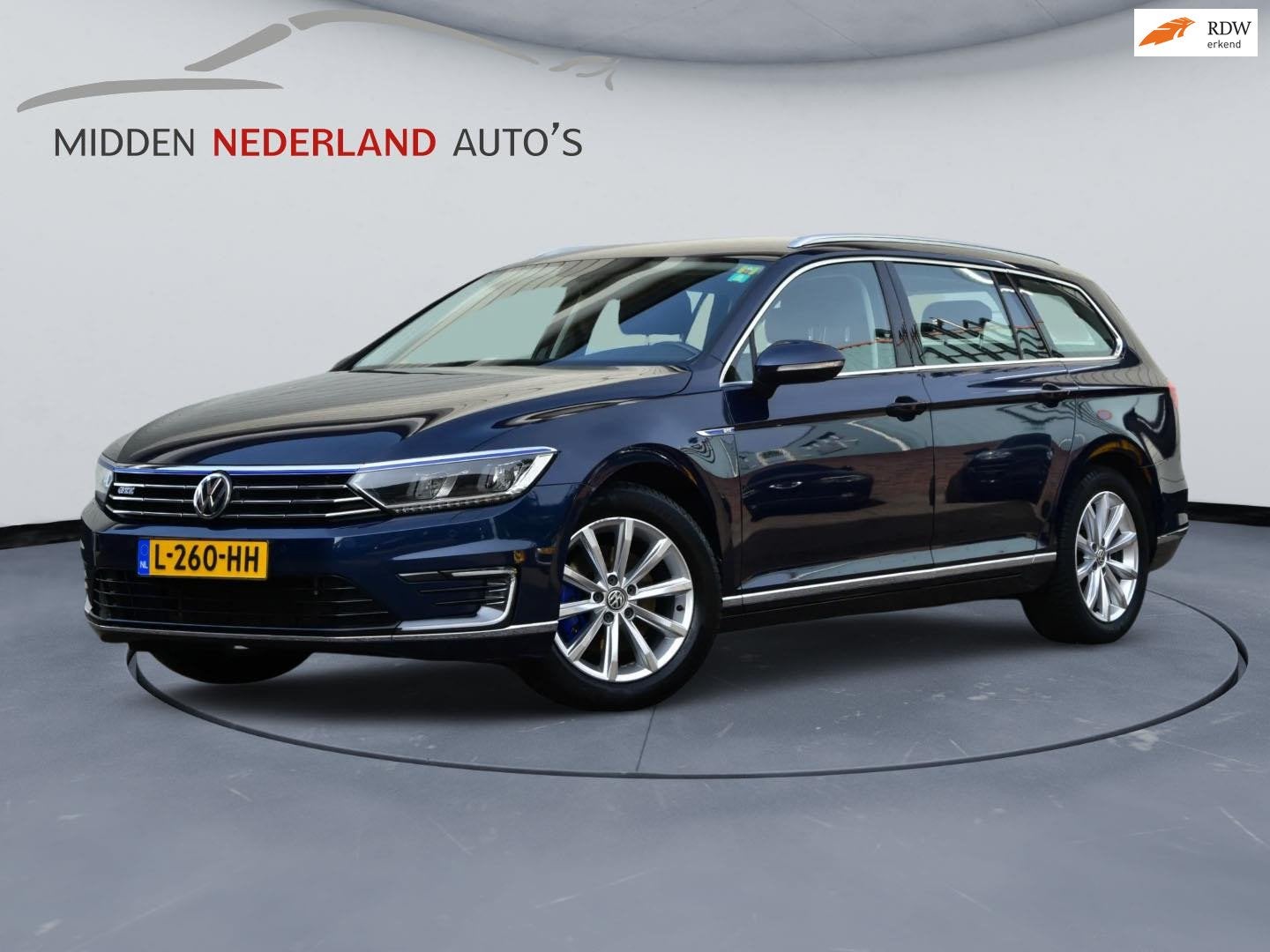 Volkswagen Passat Variant 1.4 TSI GTE * SOH 96% * STOELVERW, Auto's, Dealer onderhouden, Gebruikt, Blauw, Automatische klimaatregeling