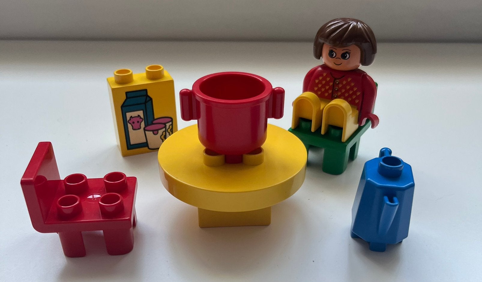 LEGO Duplo 1407 koken met mama compleet, Gebruikt, Overige thema's, Ophalen of Verzenden, Compleet