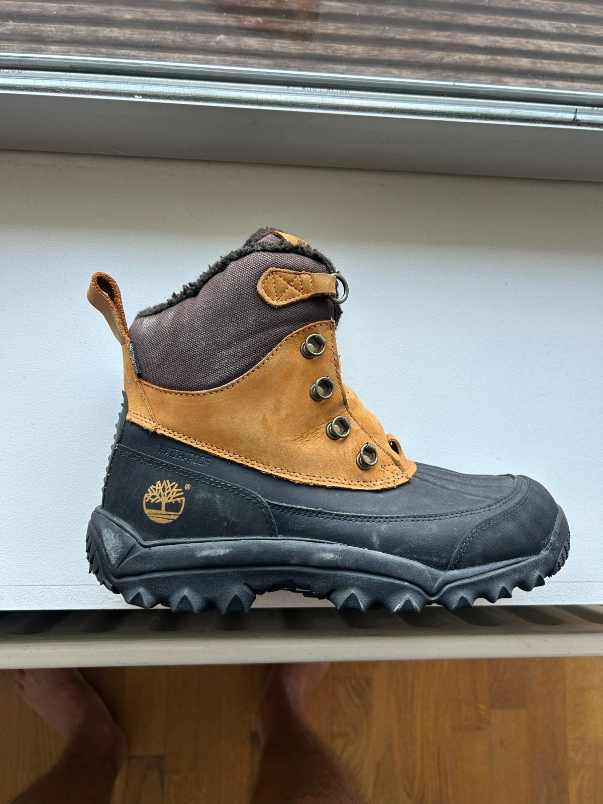 Timberland Boots Maat 41 - Waterdicht en Comfortabel, Kleding | Heren, Schoenen, Ophalen of Verzenden, Gedragen, Bruin, Boots
