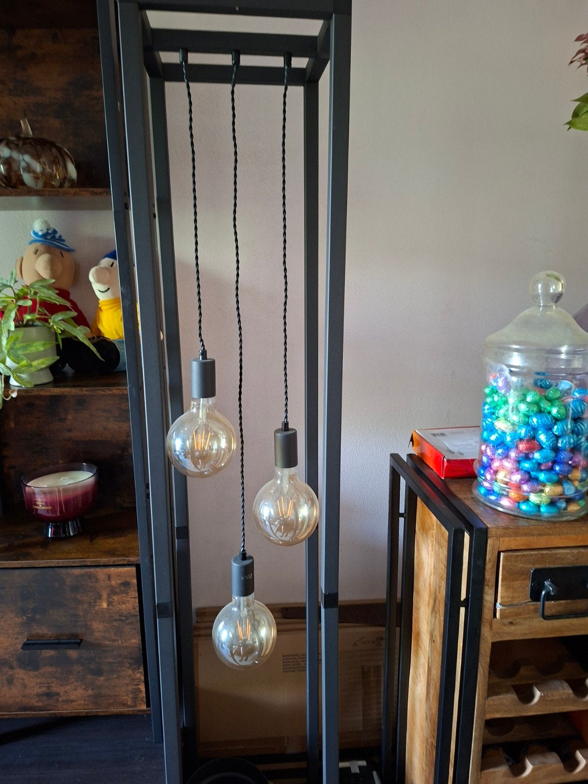 vloerlamp, Huis en Inrichting, Woonaccessoires | Kamerschermen, Ophalen, Zo goed als nieuw