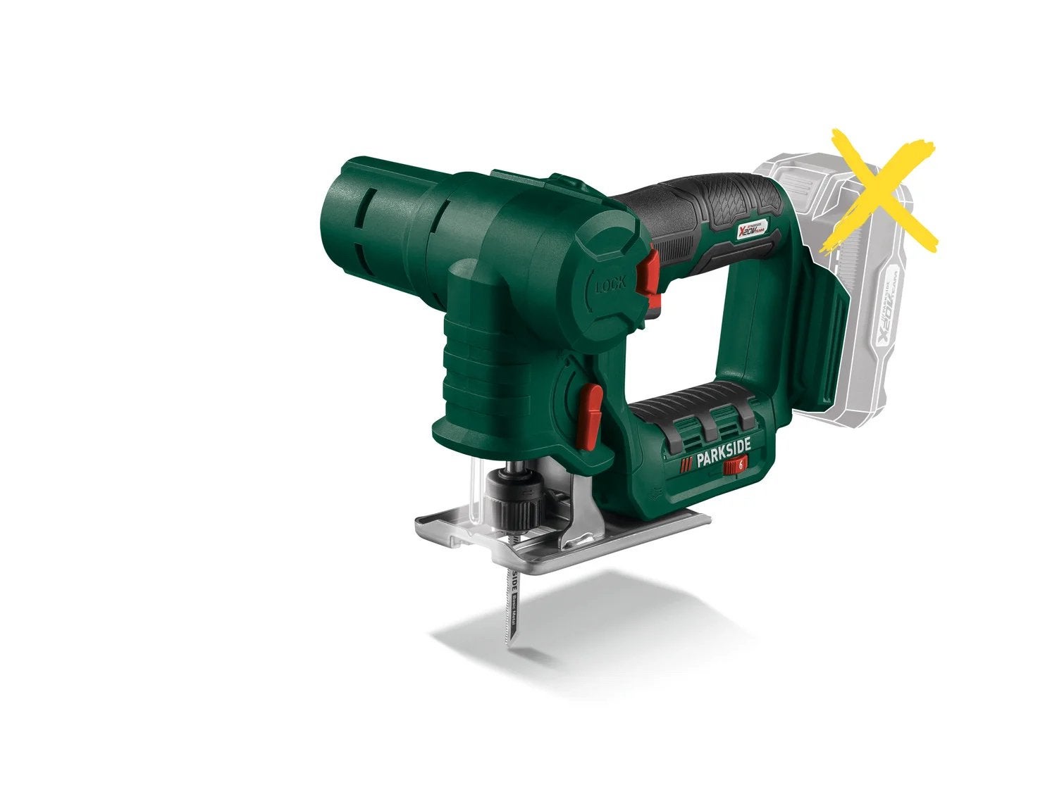 PARKSIDE 2-in-1 accu decoupeerzaag / reciprozaag 20V, 70 mm of meer, Nieuw, 600 tot 1200 watt, Ophalen of Verzenden