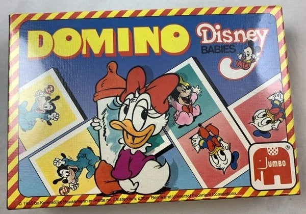 Jumbo Domino Disney Babies Klassiek Legspel Vintage 1985, Coolsingel 104, 3011 AG Rotterdam, Netherlands, Verzenden, Papier, Kaart of Schrift