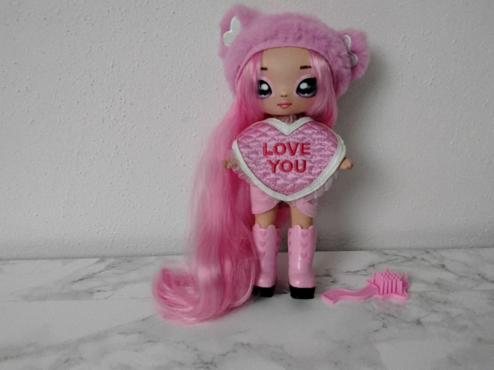 Pop Roze Zapf Creation Poppen NaNa Suprise Pop, Kinderen en Baby's, Ophalen of Verzenden, Zo goed als nieuw, Overige typen