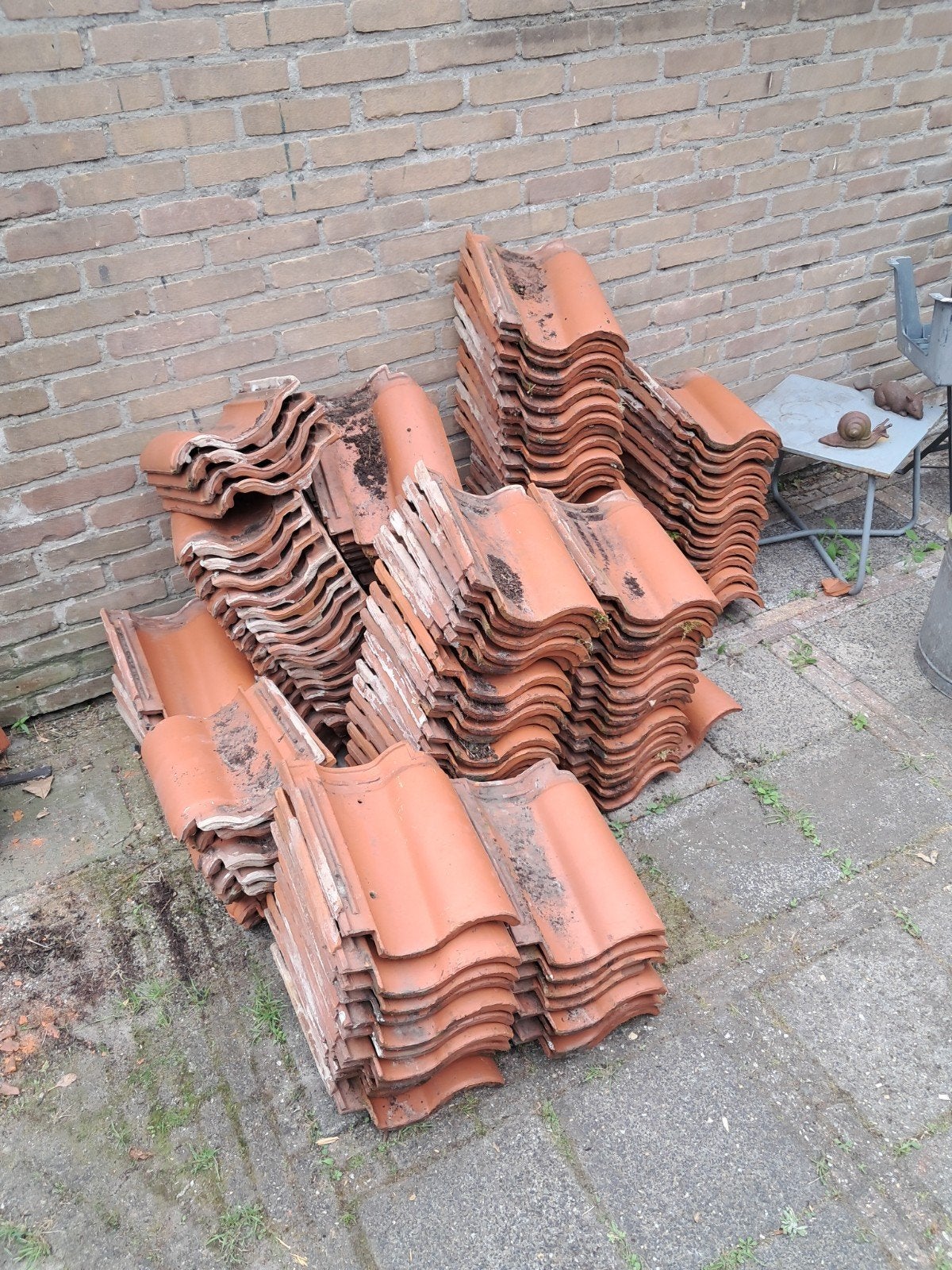 Gebruikte dakpannen, oranje, ca. 15 m², Ophalen of Verzenden