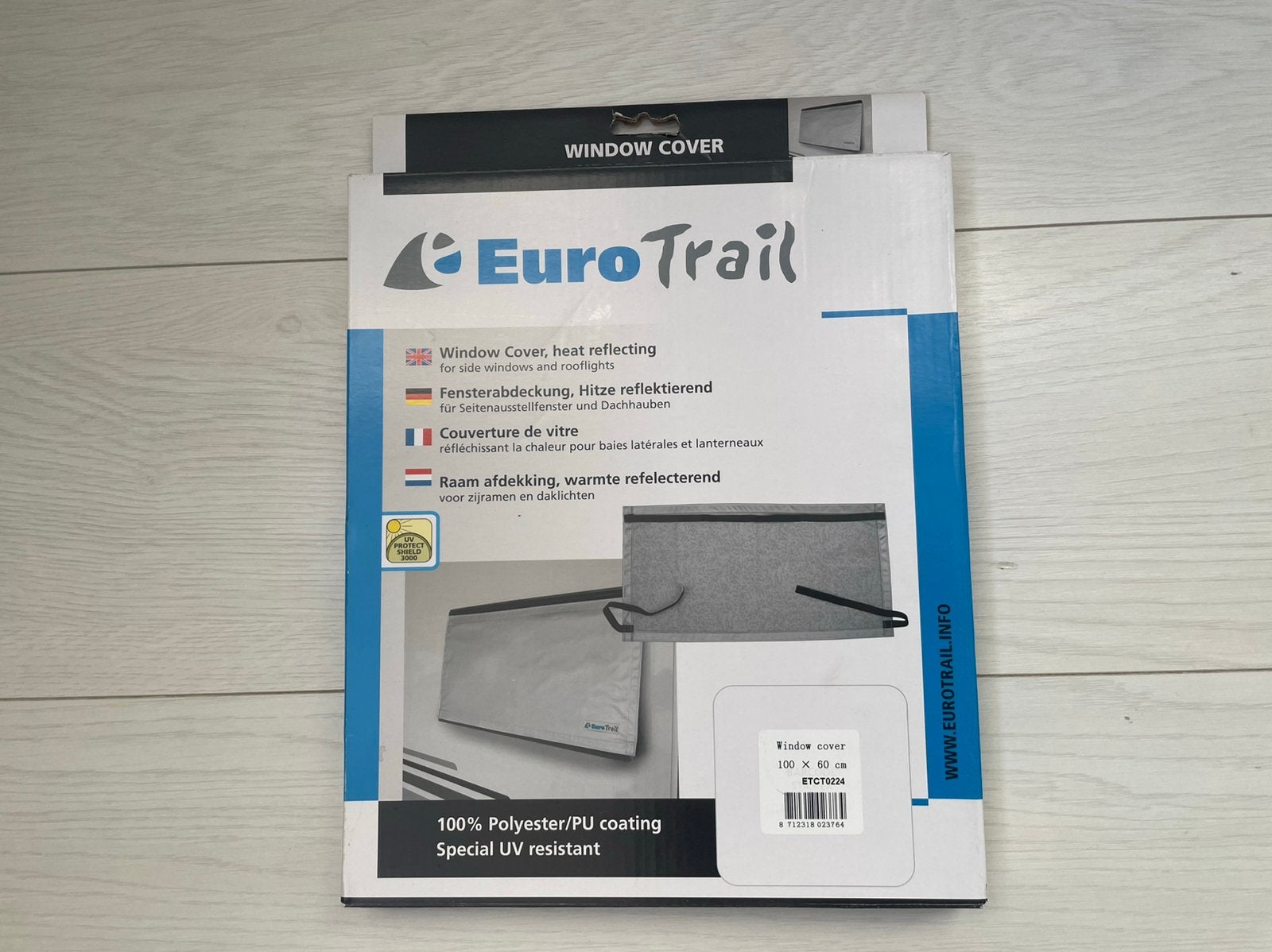 Eurotrail raambescherming warmte reflecterend, Caravans en Kamperen, Ophalen of Verzenden, Zo goed als nieuw