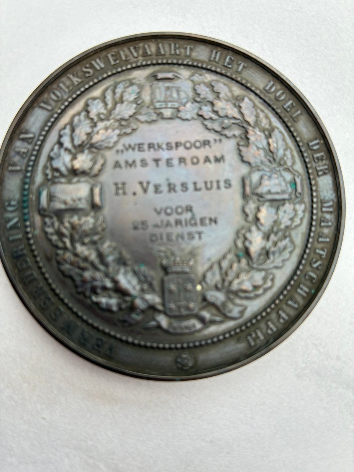 Historische legpenning, Postzegels en Munten, Penningen en Medailles, Ophalen of Verzenden, Brons