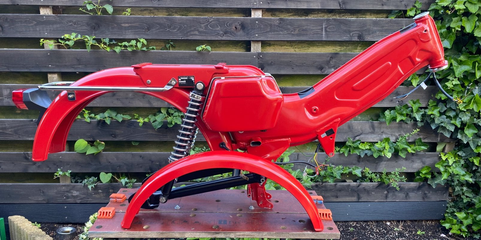 RS frame met kenteken, Fietsen en Brommers, Brommeronderdelen | Kreidler, Ophalen, Zo goed als nieuw, Frame