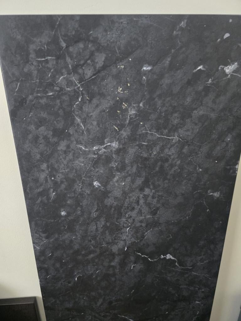 Zwart marmerlook ikea besta panelen 2x, Ophalen, Gebruikt, Modern, Marmerlook