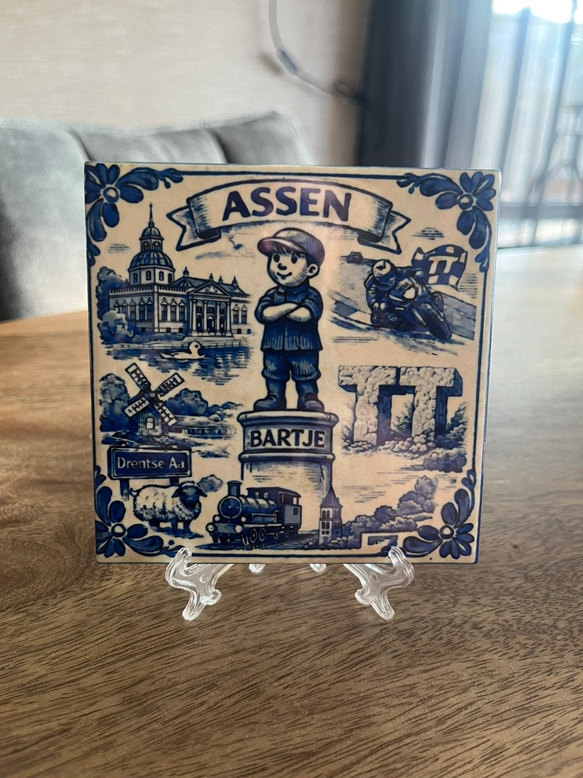 Tegeltje Assen, Huis en Inrichting, Ophalen of Verzenden