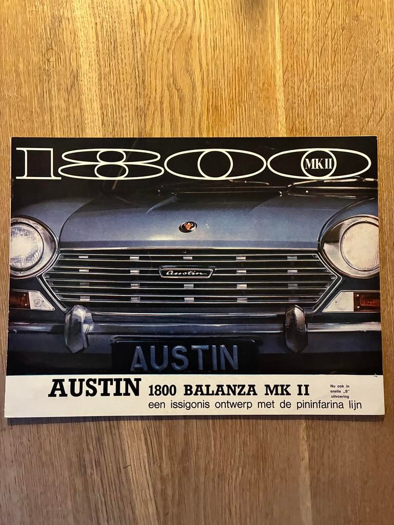 Austin 1800 Balanza MkII brochure, Ophalen of Verzenden, Zo goed als nieuw, Overige merken