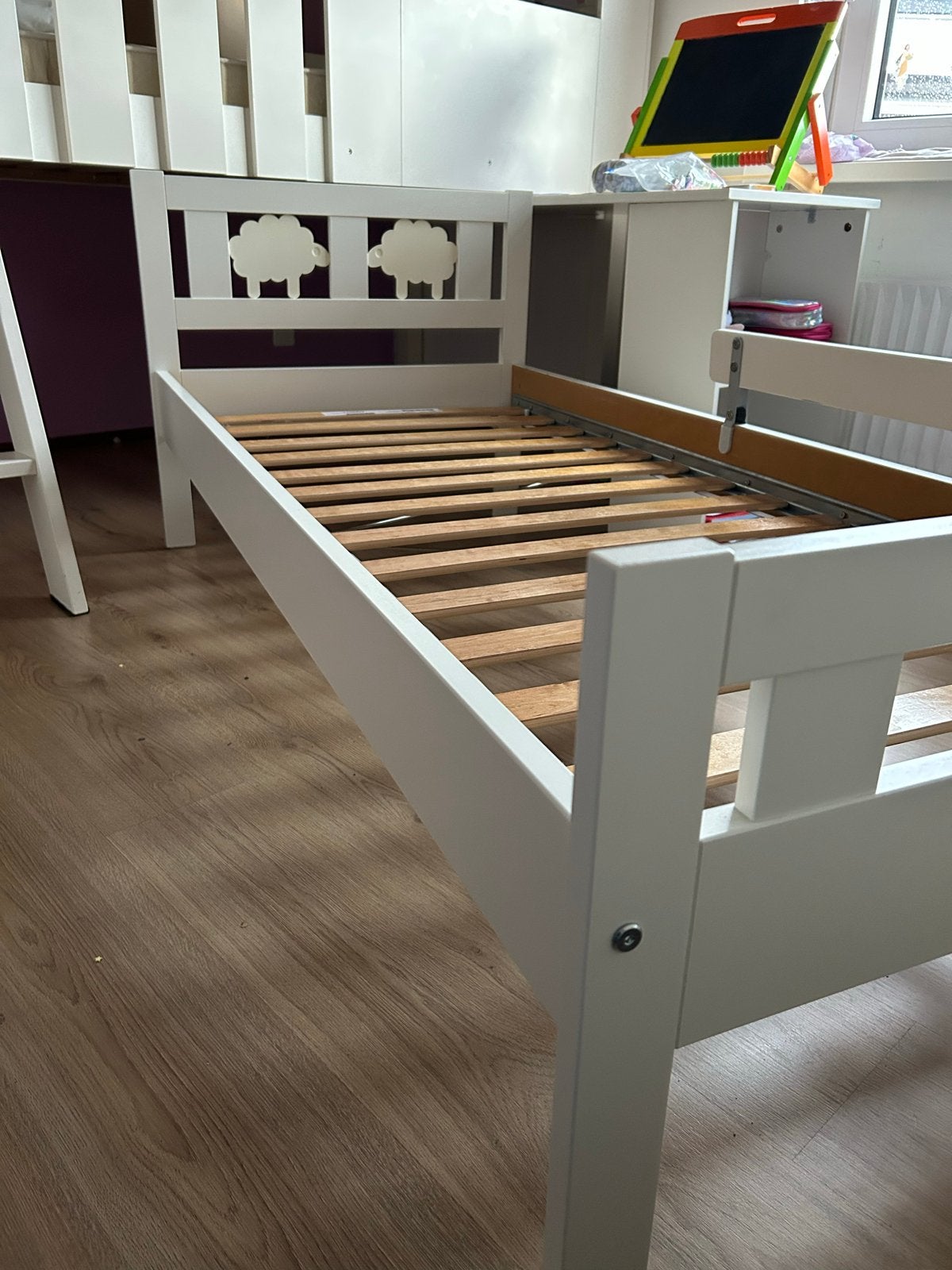 IKEA Kritter - Peuterbed - 70x160, Ophalen, Gebruikt, 70 tot 85 cm, Lattenbodem