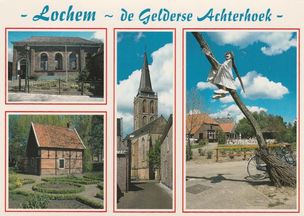 LOCHEM Synagoge Tuin Kerk Wit Wief, Verzenden, 1980 tot heden, Gelopen, Gelderland