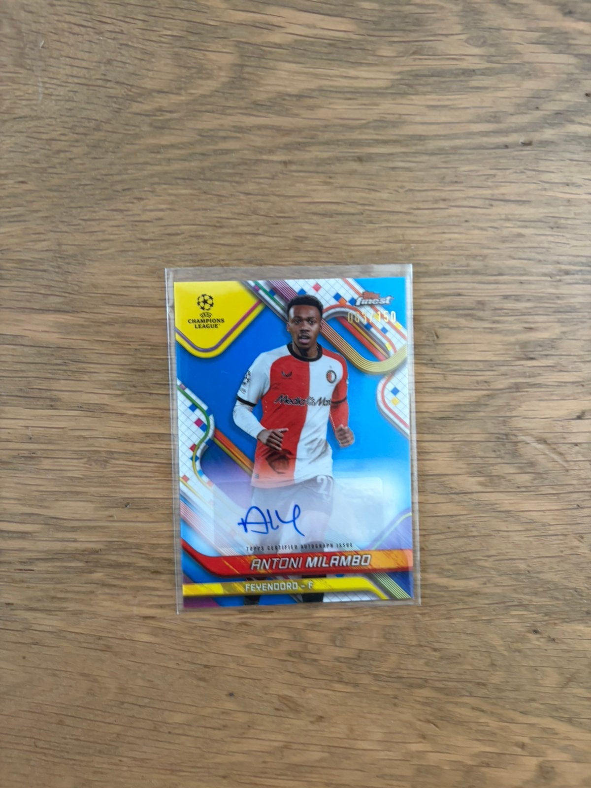 Zeldzame milambo gesigneerde en genummerde kaart. Bieden, Ophalen of Verzenden, Nieuw, Feyenoord