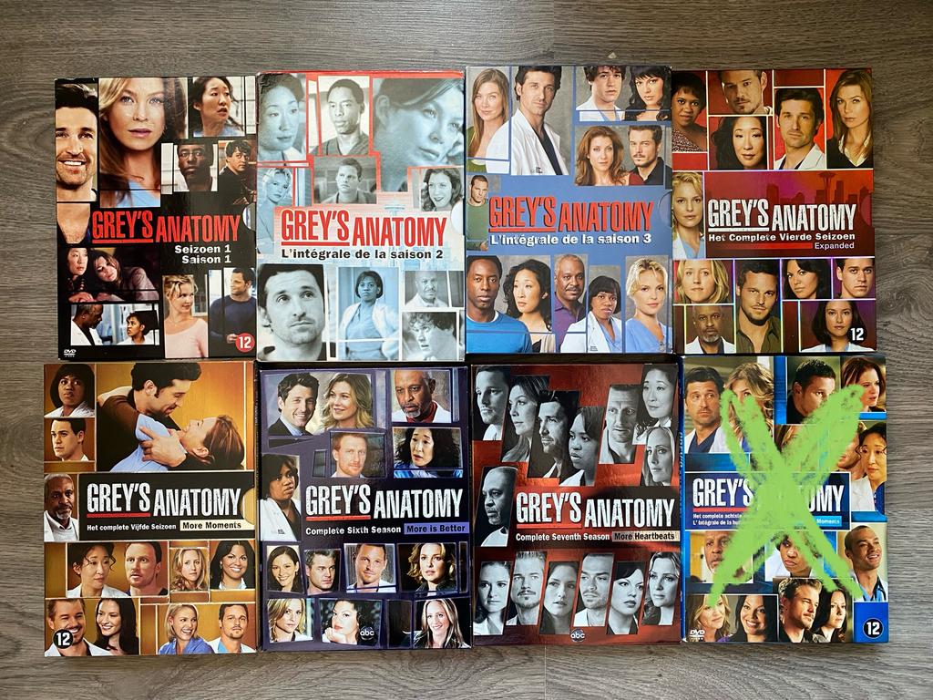 Grey's Anatomy DVD Box Seizoen 1-7, Cd's en Dvd's, Vanaf 12 jaar, Ophalen of Verzenden, Zo goed als nieuw, Drama
