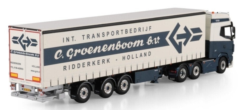WSI DAF XG+ + OPLEGGER - GROENENBOOM, Hobby en Vrije tijd, Modelauto's | 1:50, Wsi, ., Nieuw, Ophalen of Verzenden