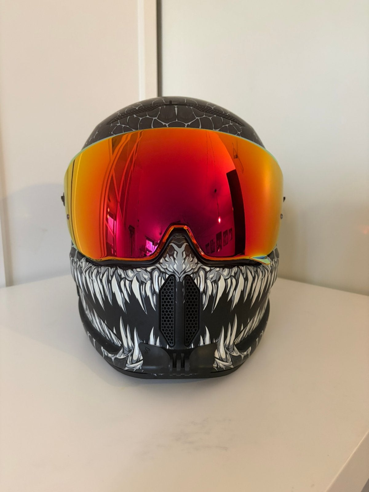 Ruroc Jormungandr helm M/L (58-60 cm) + accessoires, Motoren, Ophalen