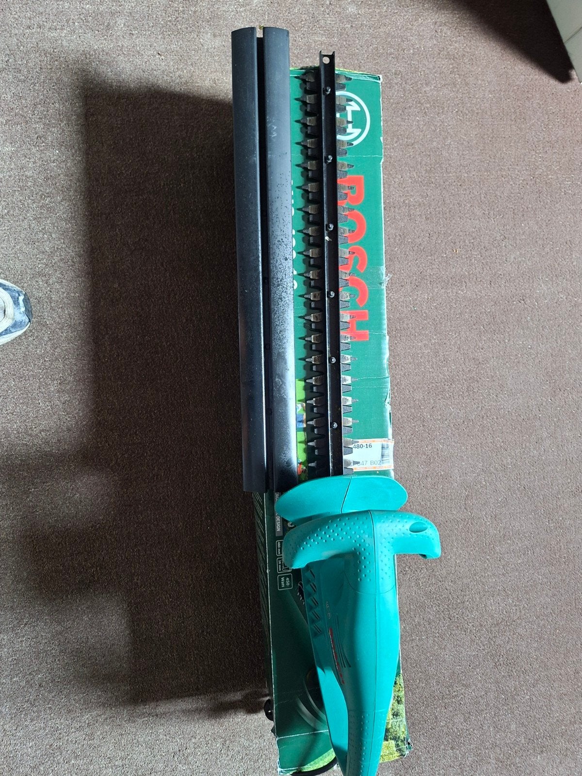 Bosch AHS 480-16 Heggenschaar - Zo goed als nieuw, Tuin en Terras, Heggenscharen, Ophalen, Zo goed als nieuw, Elektrisch, Bosch, AEG