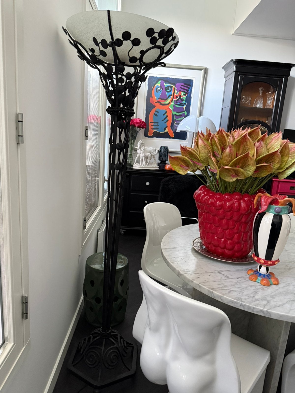 Art Deco vloerlamp, Ophalen, Zo goed als nieuw, 150 tot 200 cm