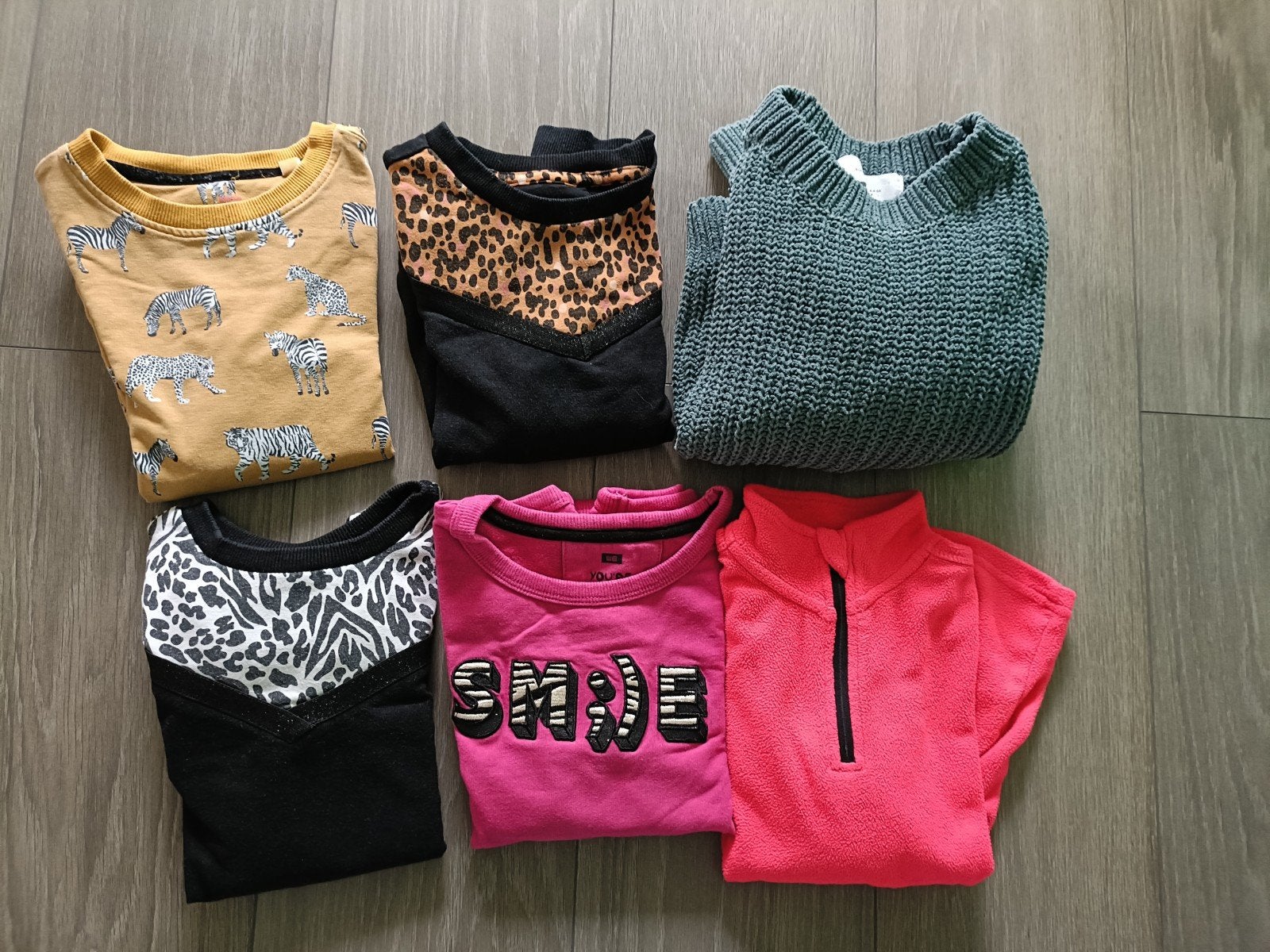 Pakket bovenkleding meisje maat 110/116, Kinderen en Baby's, Kinderkleding | Kinder-kledingpakketten, Ophalen of Verzenden, Gebruikt
