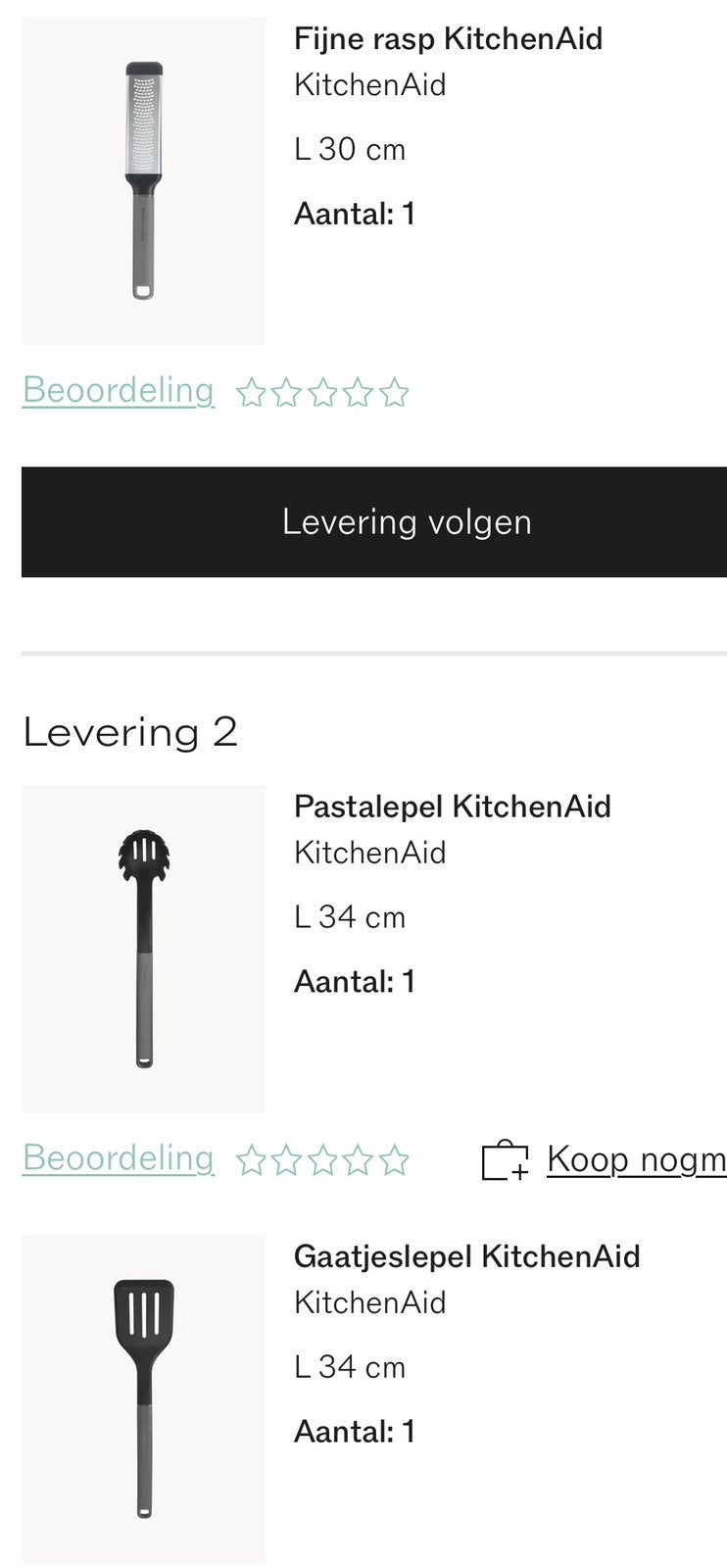 Kitchenaid keukengerei, Ophalen of Verzenden, Nieuw, Overige merken