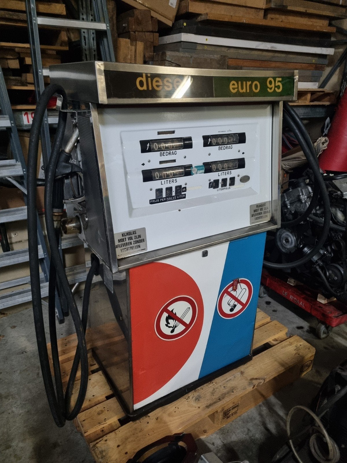 benzine pomp, Ophalen, Gebruikt