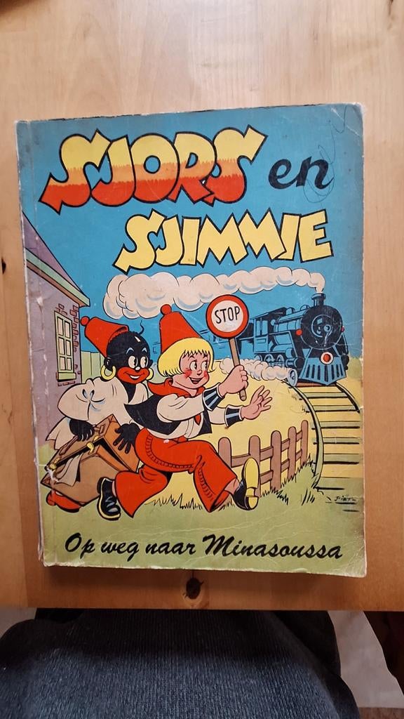 Sjors en Sjimmie - Op weg naar Minasoussa (1950), Boeken, Eén stripboek, Ophalen of Verzenden, Gelezen, Frans Piet
