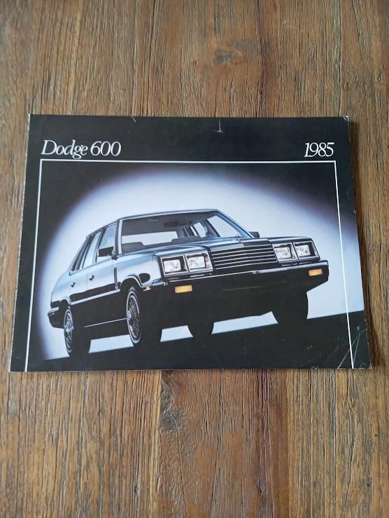 Dodge 600  1985  6 pag., Verzenden, Zo goed als nieuw, Overige merken