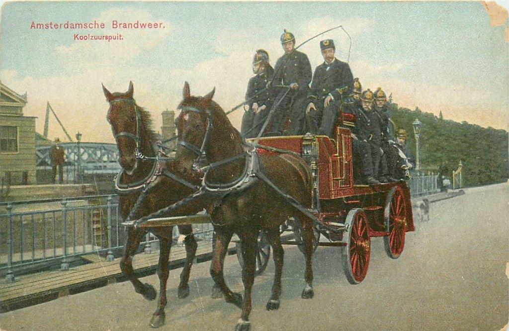 701-417-013 Amsterdam Brandweer, Verzenden, Voor 1920, Noord-Holland