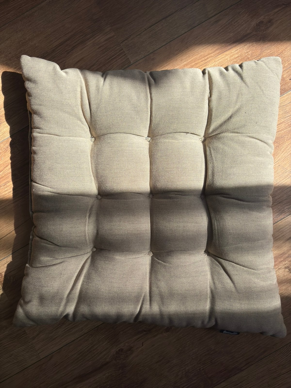 Zitkussen, Beige, Vierkant, Nieuw, Ophalen of Verzenden