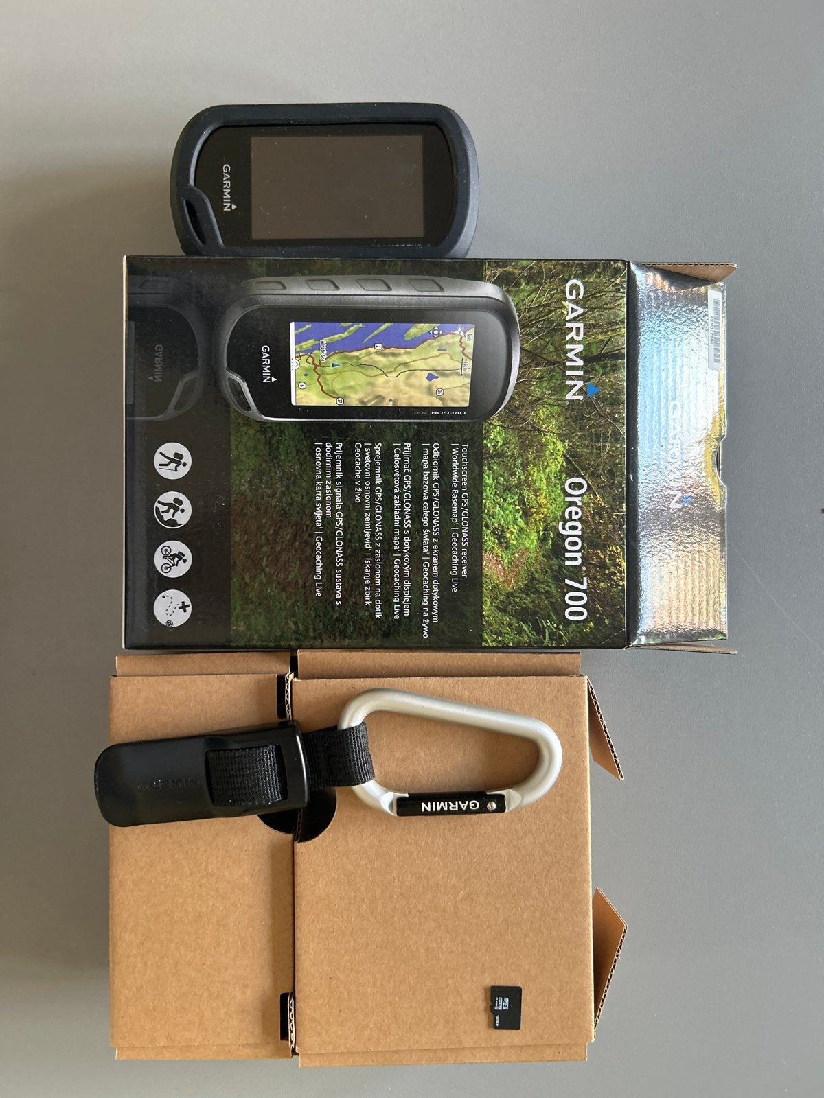 Garmin Oregon 700 GPS-handheld met accessoires, Ophalen of Verzenden, Zo goed als nieuw