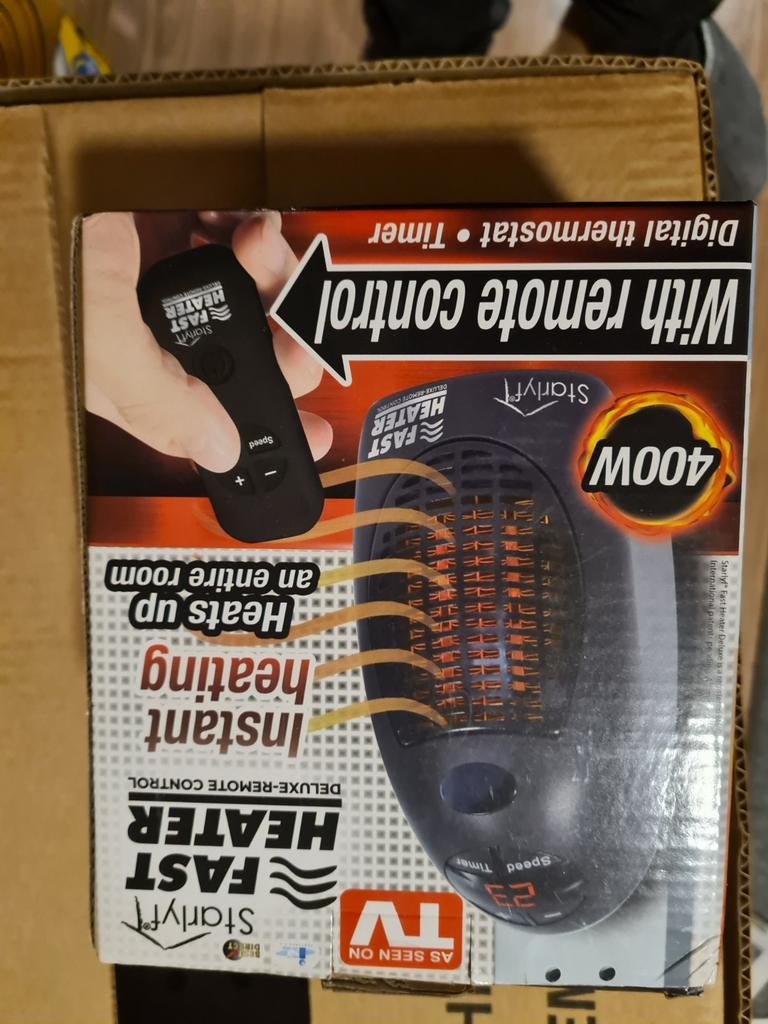 Starlyf Fast Heater Deluxe 400W met afstandsbediening, Ophalen of Verzenden
