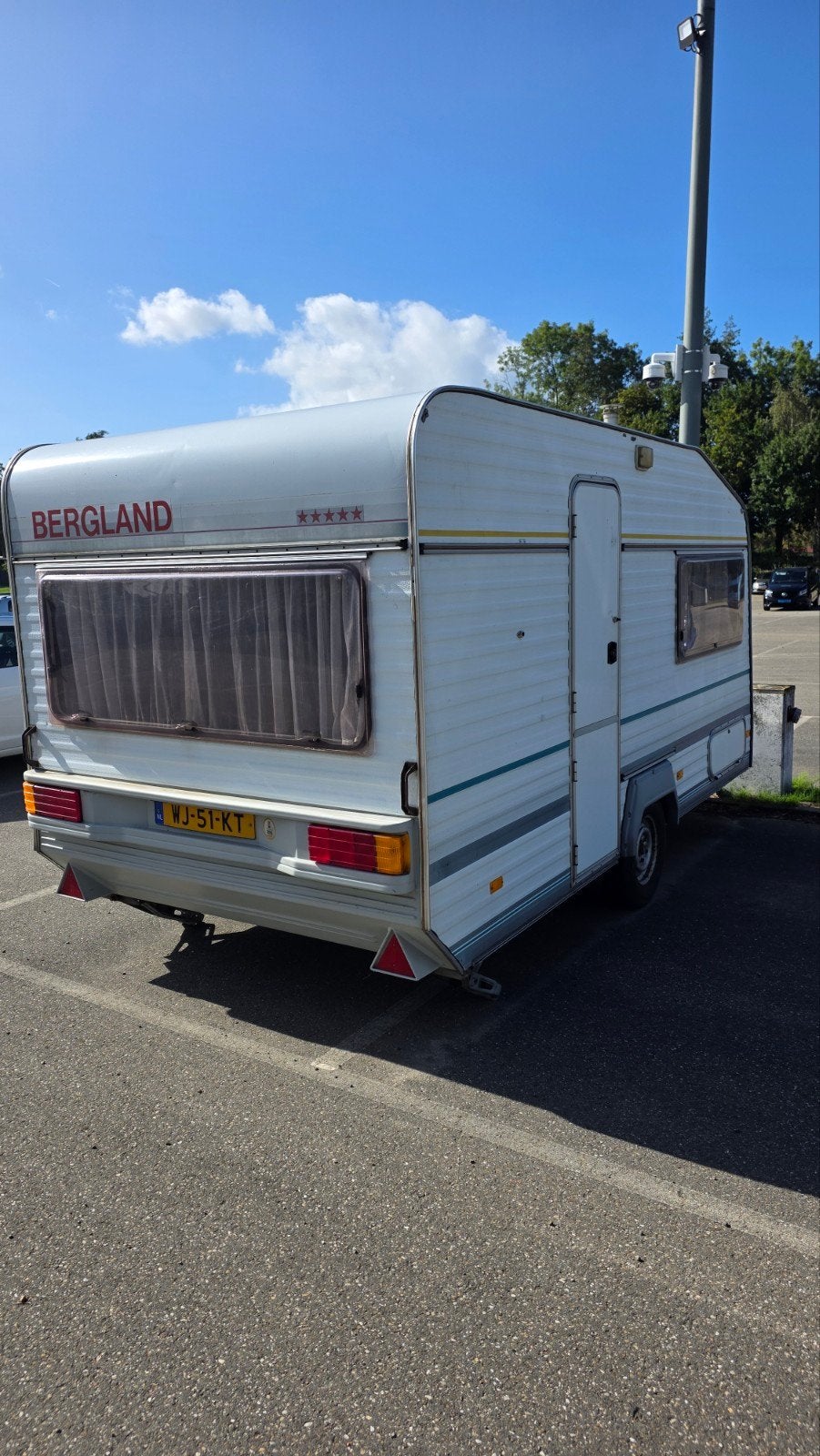 Bergland 395 Caravan - Compact en Compleet (BJ 1992), Overige merken, Standaardzit, Gascomfoor, Tot en met 4