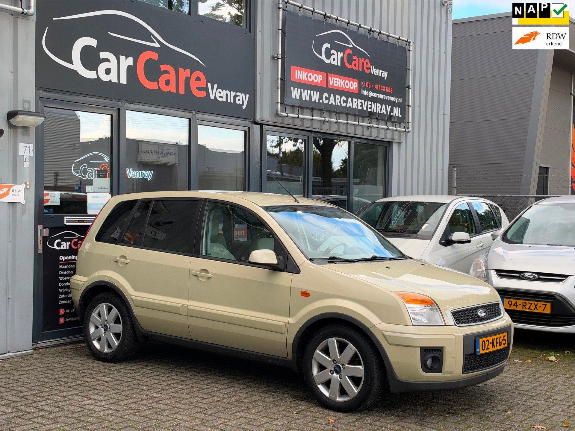 Ford Fusion 1.6-16V Futura AUTOMAAT APK02-2027 AIRCO NAP, Auto's, Gebruikt, Beige, 1064 kg, Origineel Nederlands