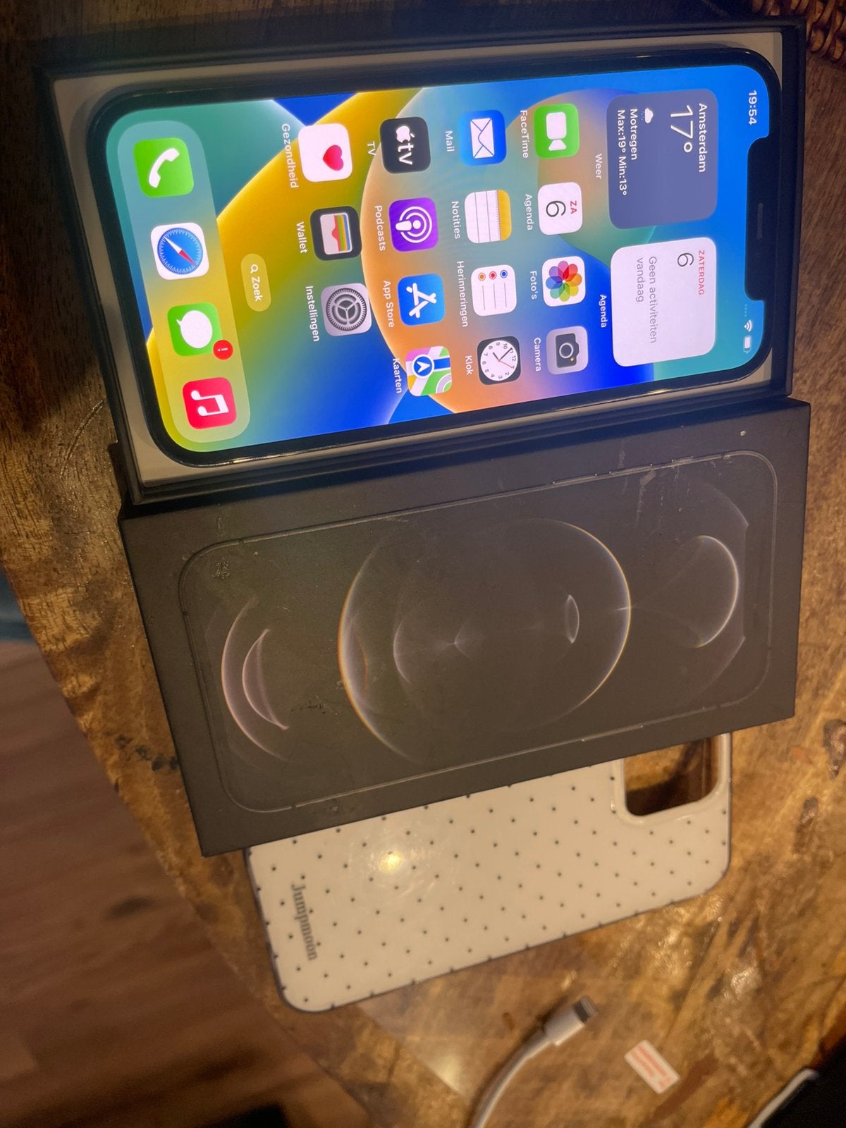 iPhone 12 Pro in zo goed als nieuwe in de doos, Telecommunicatie, Mobiele telefoons | Apple iPhone, 128 GB, Zo goed als nieuw